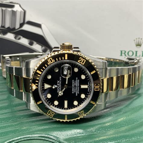 2015 rolex submariner gold and steel|Rolex Submariner 41mm yellow gold.